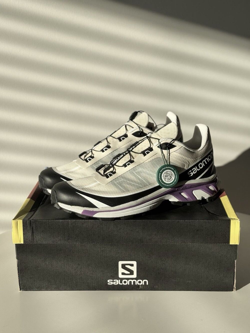BRAND NEW Salomon XT-6 FT Rainy Day Royal Lilac Men's 9.5 / Women's 10.5